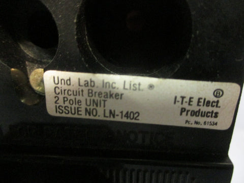 ITE Electric Products 125 Amp 2 Pole 240V Main Circuit Breaker QJ22B125