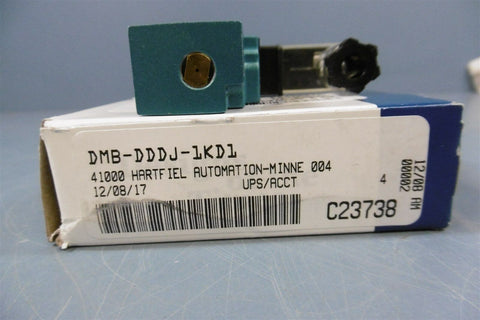 NIB MAC DMB-DDDJ-1KD1 Solenoid Valve Block 24VDC 7.3W