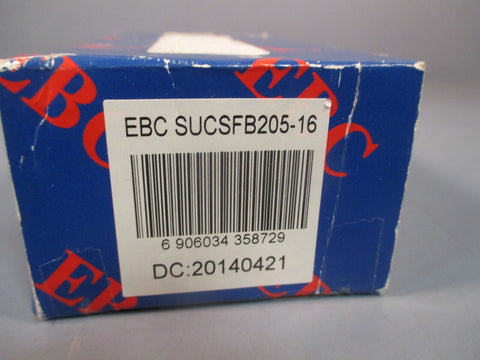 EBC 1" Bore 3-Bolt Flange Bearing Stainless Steel SUCSFB205-16