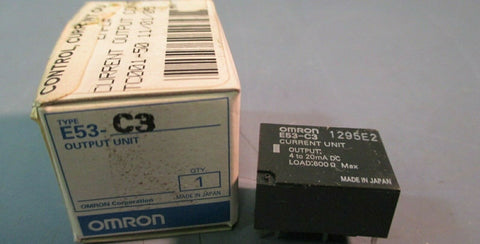 Omron Control Current Output E53-C3