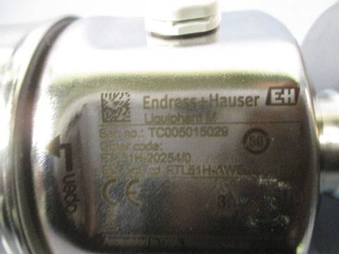 ENDRESS & HAUSER POINT LEVEL SWITCH FTL51H-20254/0 FTL51H-AWE2CD4E6A