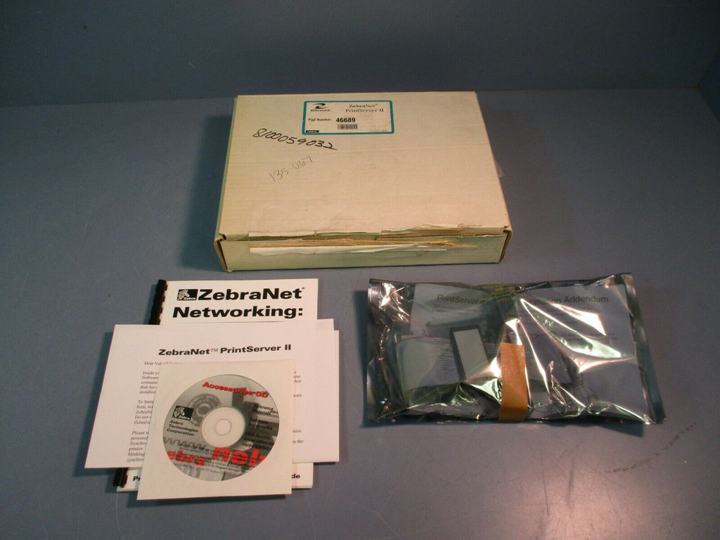 ZEBRA 46689 INTERNAL PRINT SERVER II NEW eTech Surplus