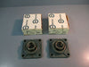 AMI Square 4 Bolt Flange Block Mounted Bearing Unit UFC207-23 1-7/16" LOT OF 2