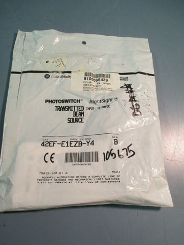 Allen-Bradley Transmitted Beam Source 42EF-E1EZB-Y4 Ser B