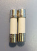 Lot of 2 Nordson 6.3 A Ceramic Tube Fuses Model 121008 New