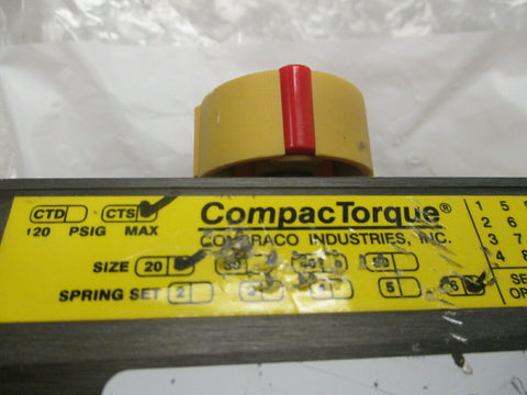 COMPAC TORQUE 10 BAR 142 PSI CTS-20-6 ACTUATOR