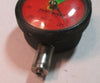 Federal O31 .005mm Dial Indicator Gauge w/ Red & Green 1.5" Face Used