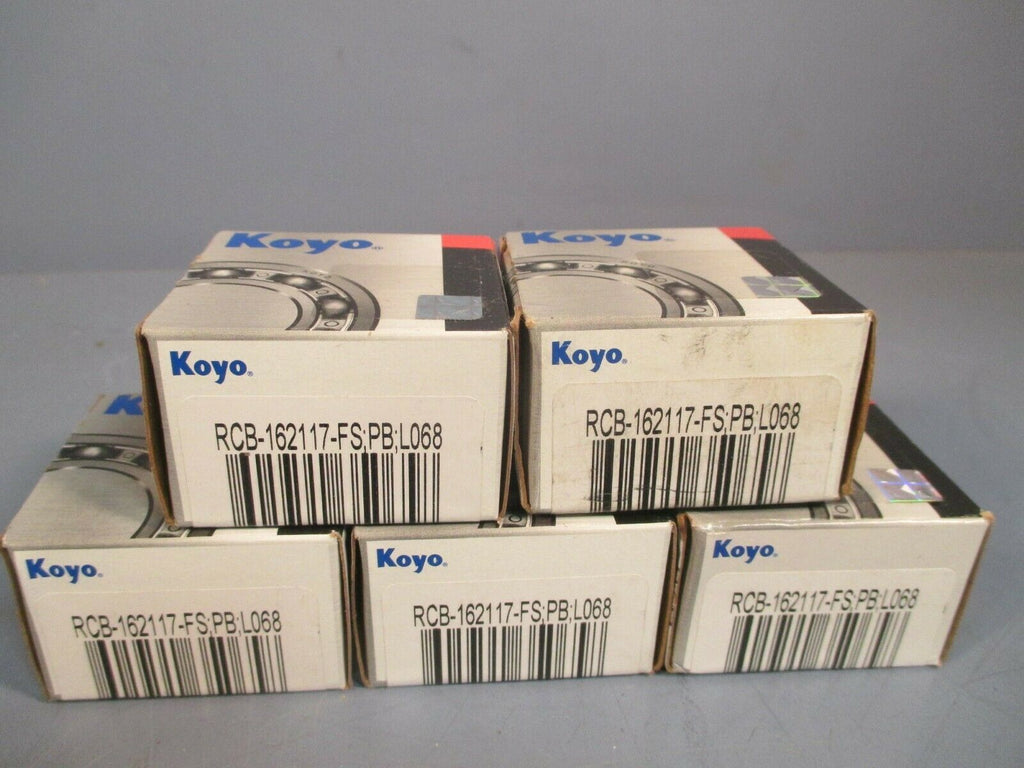 KOYO BEARING (LOT OF FIVE) RCB-162117-FS,PB,L068 | eTech Surplus
