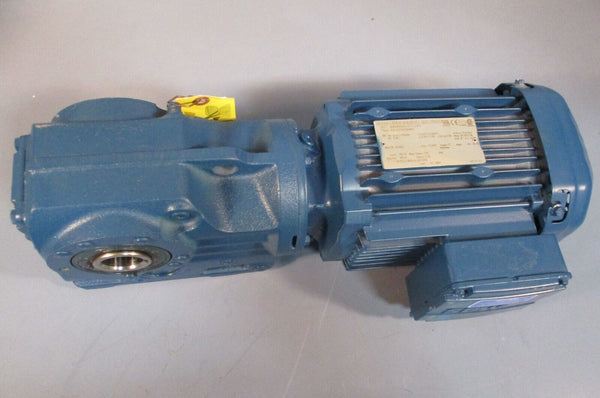 Sew Eurodrive KA37DRE80M4 Gear Motor 3 Phase, 1 HP, 1740 In & 84 RPM O ...