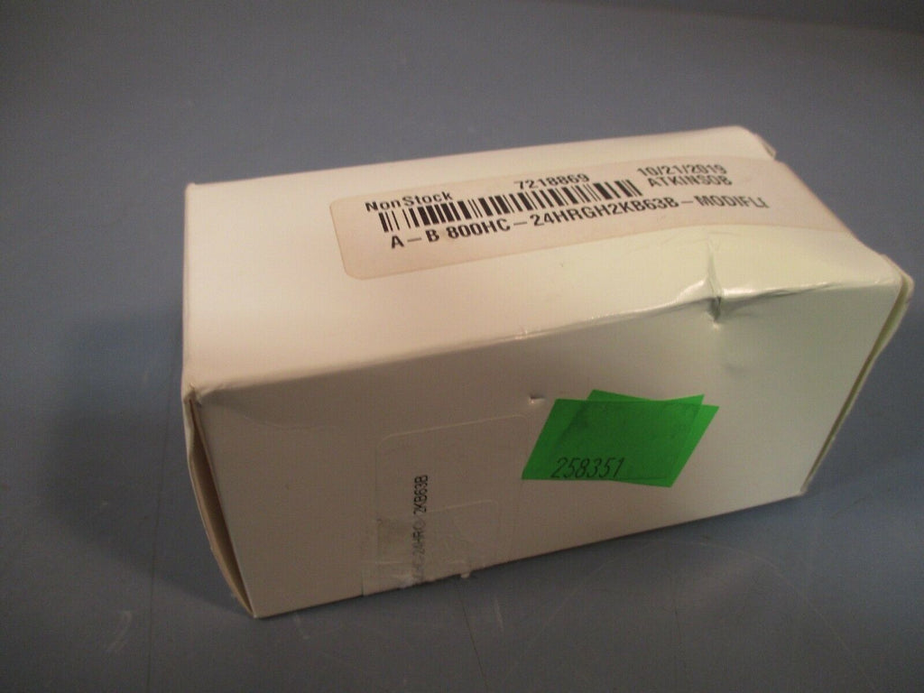 Allen Bradley Selector Switch 800H PB 2 POS ILLUMINATED SER F 800H-00H ...