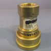 Hansen Brass Valve Quick Connector Socket 1" B8-HKP