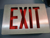 New Stainless High Lites EXIT Sign ZCBP Powered Exit Sign