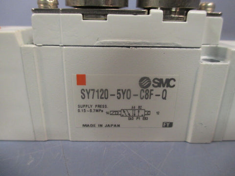 SMC SOLENOID VALVE  SY7120-5YO-C8F-Q