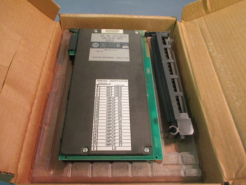 ALLEN BRADLEY INPUT MODULE 1771IAD 120V SERIES D