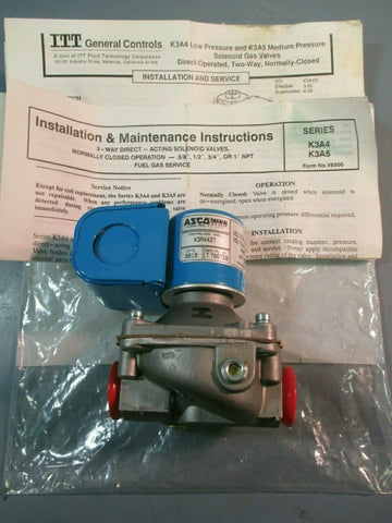 ASCO Solenoid Gas Valve K3A442T