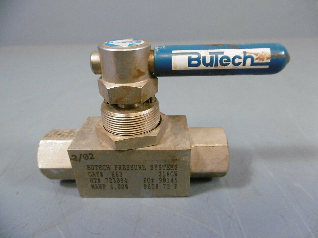 Butech K63 Pressure Ball Valve | eTech Surplus