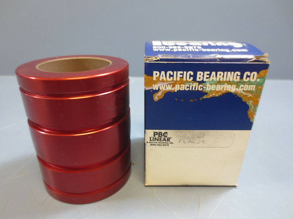 Pacific Bearing FLAC24 Linear Bearing FLAC-24 New!!
