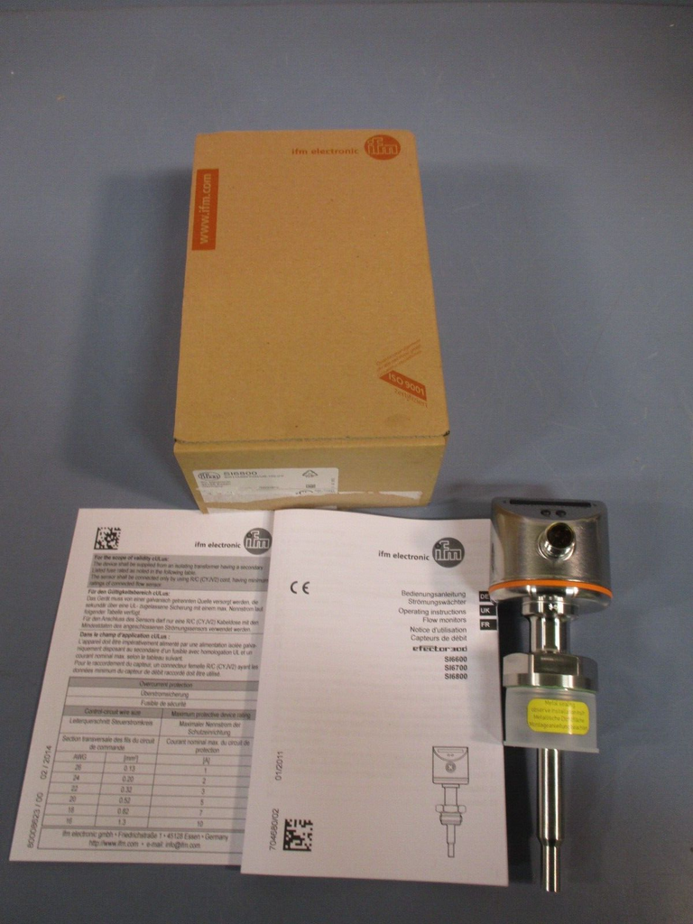 IFM EFECTOR PRESSURE SENSOR TRANSMITTER W/DISPLAY PI2798 eTech Surplus