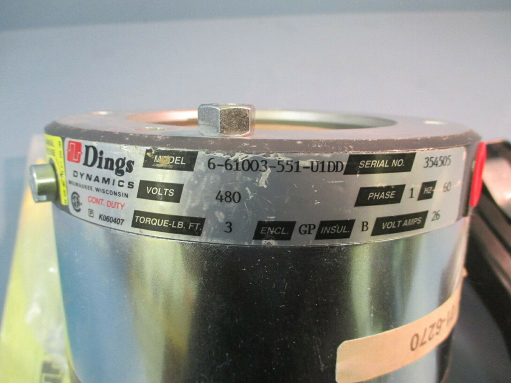 DINGS DYNAMICS BRAKE, ELECTRIC TORQUELB FT 3 480 VOLTS 661003551U1