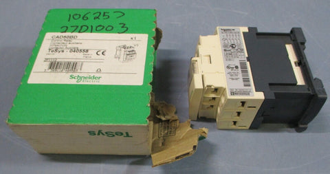 Schneider Electric CAD50BD Control Relay TeSys - 040558 24VDC 10A Cont. Current