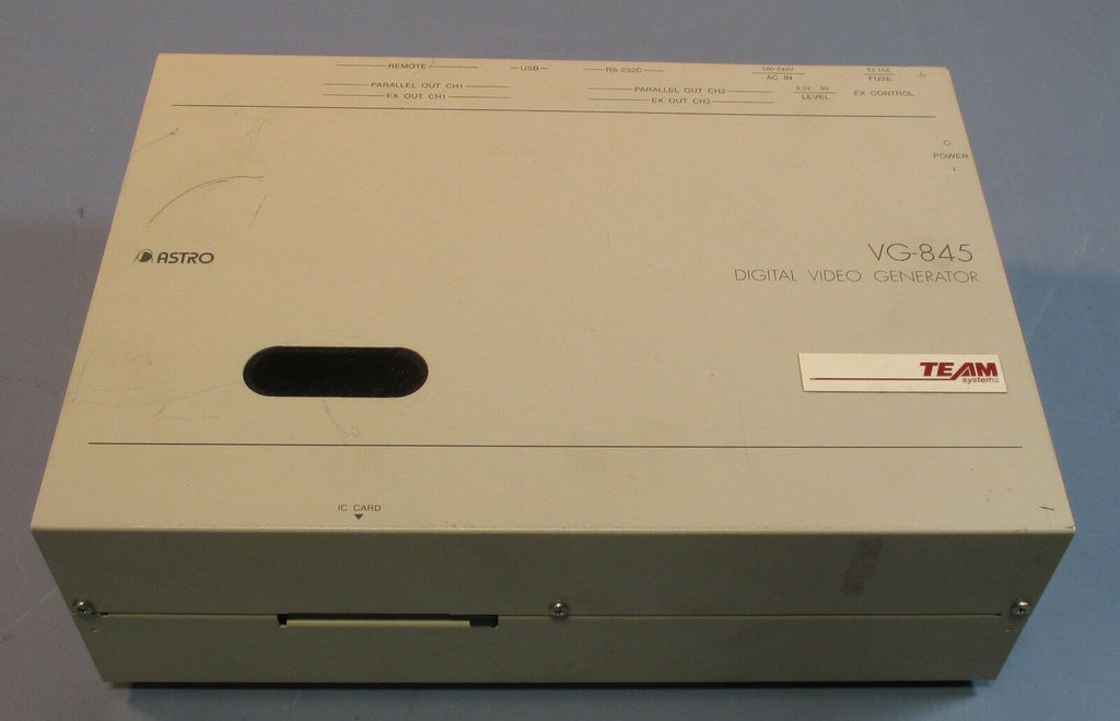 Astrodesign VG-845 Digital Video Generator no Power Cord Used