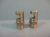 SPRAYING SYSTEMS CO Spray Nozzle Flood Jet 1/2K-SS80 LOT OF TWO