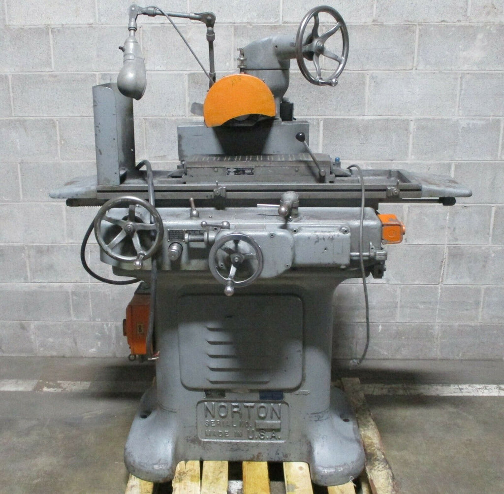Norton Hydraulic Surface Grinder w/ 6 x 18" Chuck, War Ordnan