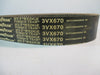 Goodyear 3VX670 67"Length, 4-Banded HY-T Matchmaker Wedge SC Belt Torque Team