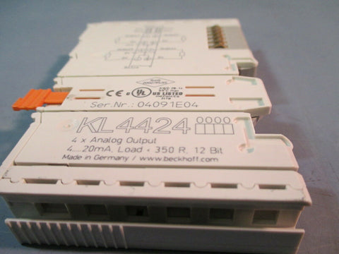 Beckhoff KL4424 4-channel analog output terminals 4~20 mA