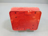 Gentex 904-1357-002 WGESR24-75PWR Outdoor Enclosure Kit Red Lens 24V Vdc