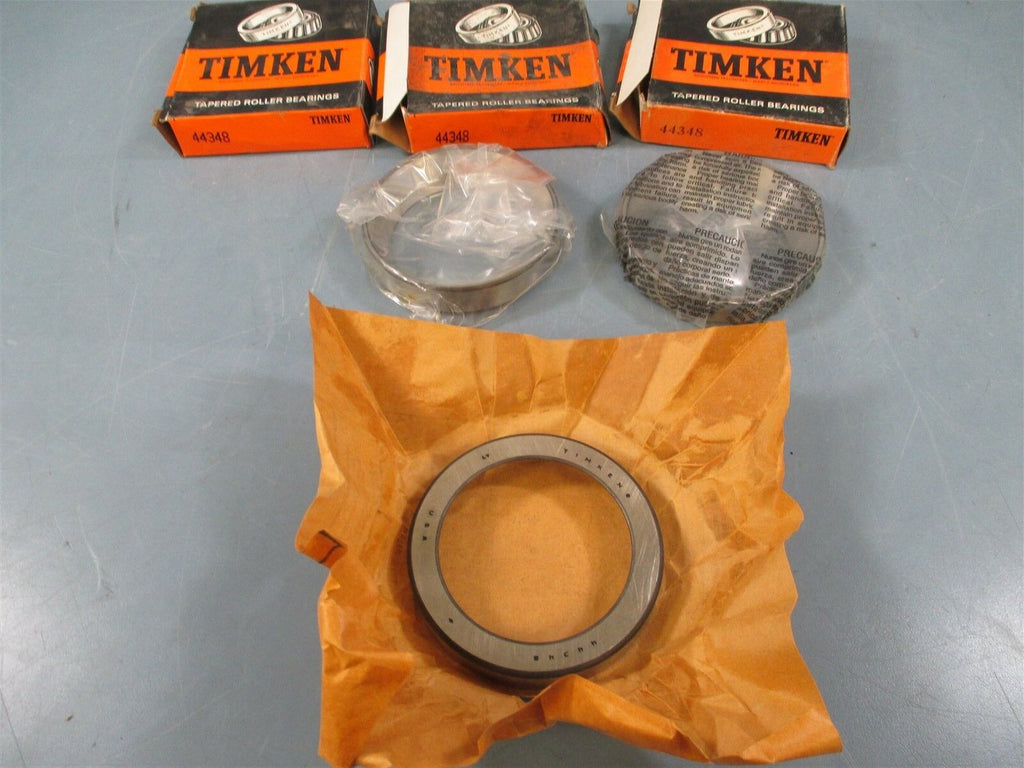 Timken 44348 Tapered Roller Bearing Cup Lot of 3 - New