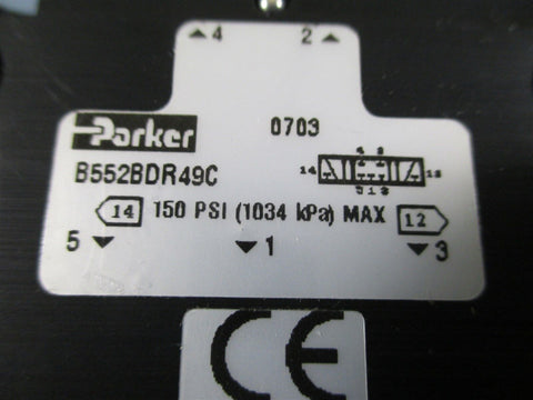 Parker B552BDR49C Directional Control Valve - Used