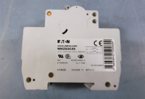 EATON WMZS2C50 Miniature Circuit Breaker 277/480 VAC