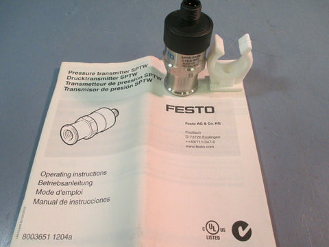 FESTO SPTW-P16R-G14-A-M12 PRESSURE TRANSMITTER