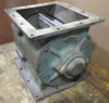 Semco Rotary Valve 11-1/4 x 10" Opening 1.43" Shaft OD 8 Vane Damaged Used