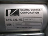 Salina Vortex Corp. Pneumatic Cylinder Max 250 PSI Air Size: I300x3 0505 DVC3x3