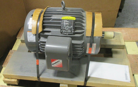 Baldor VM3770T 7.5 Hp Motor 213TC Frame, 3 Ph 208-230/460 V, 1765 RPM New