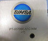 Bimba Pneumatic-Turn Rotary Actuator 90 Deg. 150PSI PT-037090-A1C1KM 1/2" Shaft