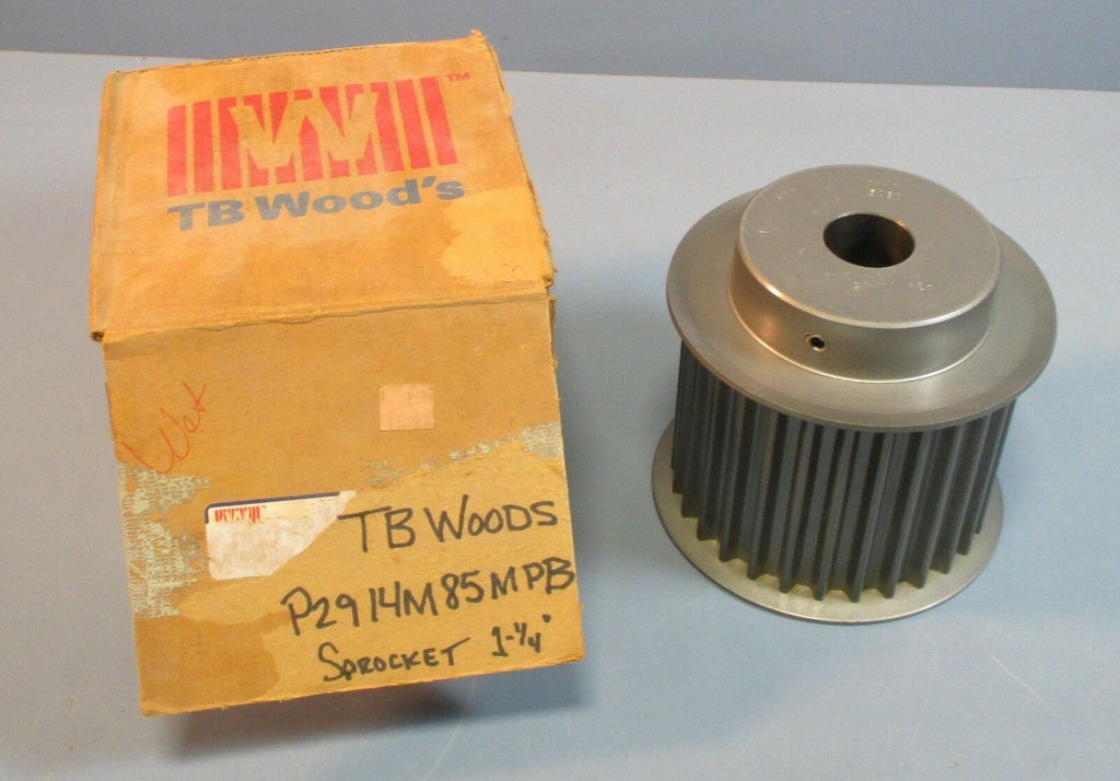 TB Wood's P2914M85MPB P29-14M-85x1-1/4 Synch / Timing Sprocket 1-1/4" Bore NOS