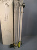 King Instrument Acrylic Block Panel Mount Flow Meter VP#41945K82 7530-2-1-1-7C05
