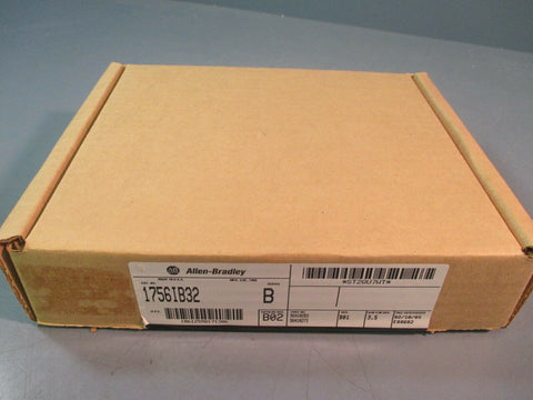 Allen Bradley ControlLogix 32-Point DC Input Module 1756-IB32 Ser B Factory Seal