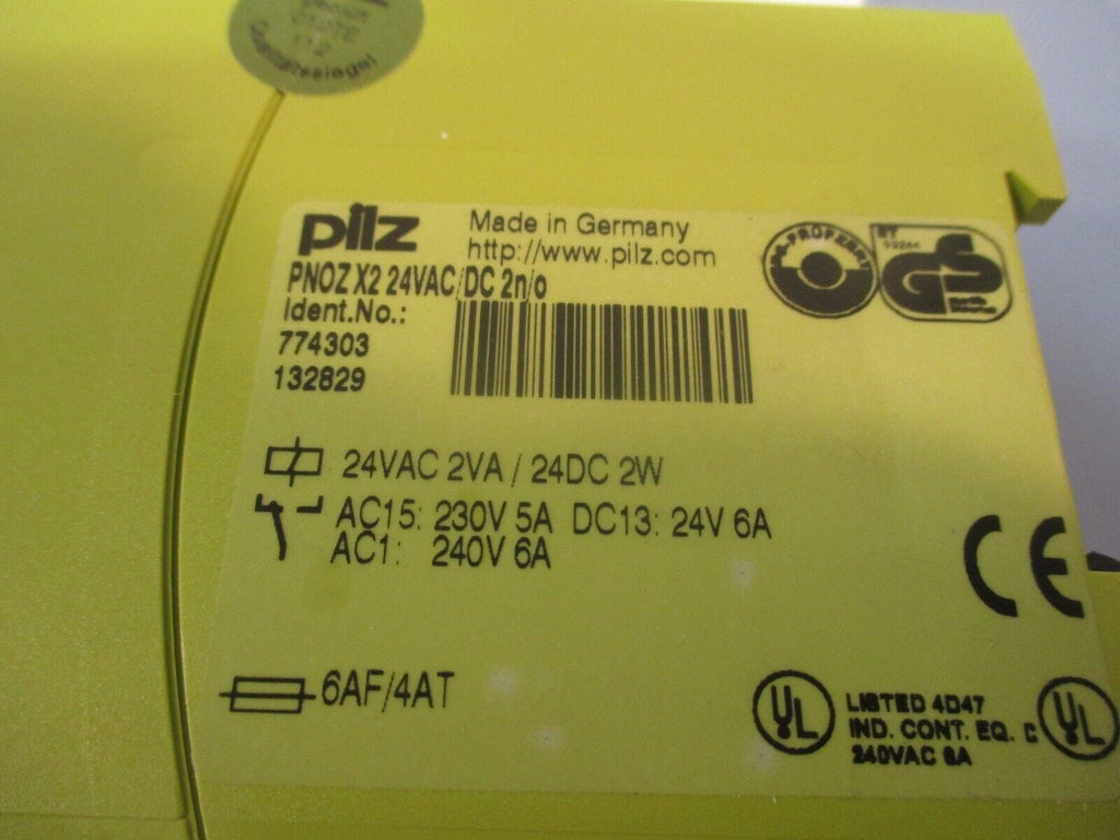 Pilz PNOZ X2 Safety Relay 24VAC/DC 2n/o 774303 | ETech Surplus