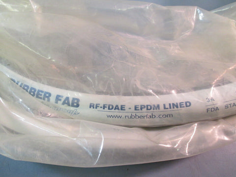 Rubberfab EPDM Lined Rubber Hose 12 Ft, Hose Diameter 1/2" 08RFFDAE08TC08TCSS-12