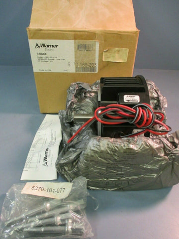 Warner Electric Brake EM-50-20 Max R.P.M. 3600 NEMA 48Y-56C 5370-169-203