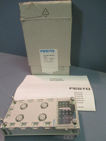 Festo Modular Connector Block (195704) CPX-AB-4-M12X2-5POL