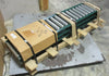 Lot 2 Ashland Conveyor 10F05KG03B10 Roller Conveyor 10BF 5 Ft. Long (10' Total)