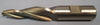 Weldon 5° Tapered End Mill: T5-8E-5, 3/8"DIA, 3/4"SHK, 2-3/4"LOC, 3FL, HSS, USA