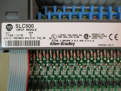 Allen Bradley 1746-IV16 Input Module SLC 500 Series C