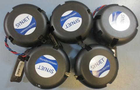 Lot of 5 Nuventix SynJet 12 VDC ZFlow 75 Coolers SLC2000 ILD SSLCS-CM012-001-D