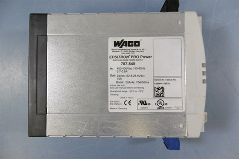 Used Wago c Epsitron Pro Power Switched Mode Power Supply